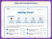 Making Cents Adding Decimals Worksheet – 3rd Grade Addition & Money preview 4
