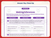 Making Inferences Graphic Organizer Worksheet – 5th Grade Reading preview 7