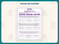 Making Inferences Recording Worksheet – 4th Grade Reading Practice preview 3