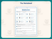 Making Mixed Numbers Worksheet – 4th Grade Fractions Practice preview 2