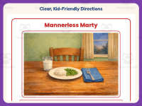 Mannerless Marty Reading Comprehension Worksheet – 3rd Grade Practice preview 4