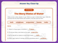 Many States of Water Worksheet – 3rd Grade States of Matter Practice preview 7