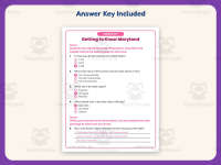 Maryland Worksheet – 3rd Grade States Practice + Answer Key preview 3