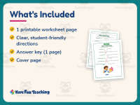 Matching Idioms Worksheet – 4th Grade Grammar Practice + Answer Key preview 5