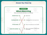 Matching Idioms Worksheet – 4th Grade Grammar Practice + Answer Key preview 7