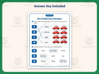 Matching Number Names Worksheet – 1st Grade Cardinal Numbers Practice preview 3