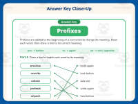 Matching Prefixes Worksheet – 2nd Grade Grammar Practice + Answer Key preview 7