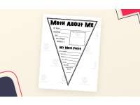 Math About Me Pennant preview