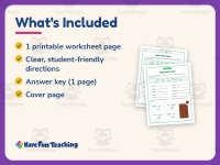 Math Alphabetical Order Worksheet – 3rd Grade Grammar Practice preview 5