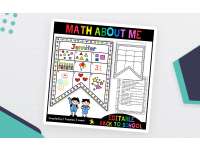 Math & Me Pennant – All About Me Back to School Activity (Grades K–3) preview