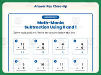 Math Mania Subtraction Daily Test Practice – 1st Grade + Answer Key preview 7