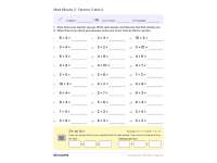 Math Multiplication Mad Minutes Activity! preview 2