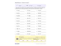 Math Multiplication Mad Minutes Activity! preview 3