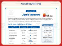 Measurement Conversions Worksheet – 5th Grade Capacity & Volume preview 7