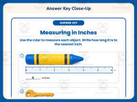 Measurement in Inches Worksheet – 2nd Grade Math Practice + Answer Key preview 7