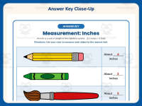 Measuring in Inches Worksheet – 2nd Grade Estimation & Measurement preview 7