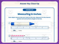 Measuring Length in Inches Worksheet – 3rd Grade Measurement Practice preview 7