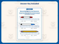 Measuring Objects in the Classroom Worksheet – 2nd Grade Measurement preview 3