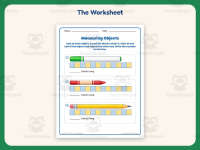 Measuring Objects Worksheet – 1st Grade Measurement Practice preview 2