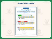 Measuring Objects Worksheet – 1st Grade Measurement Practice preview 3