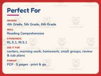 Meerfus Makes a Wand Reading Comprehension Worksheet – 5th Grade preview 6