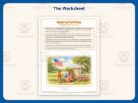 Memorial Day Reading Comprehension Worksheet – 2nd Grade Practice preview 2