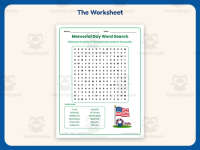 Memorial Day Word Search Worksheet – 2nd Grade Grammar Practice preview 2