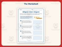 Metric Measurement Scenarios Worksheet – 5th Grade Weight Practice preview 2
