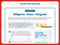 Metric Measurement Scenarios Worksheet – 5th Grade Weight Practice preview 7