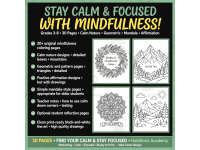 Mindfulness Coloring Pages for Calm Down Corners & Testing | Grades 3– preview 4