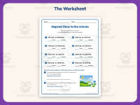 Minute Elapsed Time Worksheet – 3rd Grade Telling Time Practice preview 2