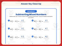 Mixed Numbers Subtraction Worksheet – 5th Grade Fractions Practice preview 7