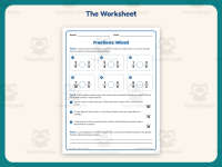 Mixed Review Fractions Worksheet – 4th Grade Math Practice preview 2