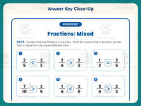 Mixed Review Fractions Worksheet – 4th Grade Math Practice preview 7
