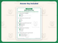 Mom’s Busy Day Reading Comprehension Worksheet – 1st Grade Practice preview 3
