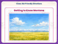 Montana Worksheet – 3rd Grade States Practice + Answer Key preview 4