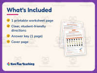 Moon Phases Calendar Worksheet – 3rd Grade Space Practice + Answer Key preview 5
