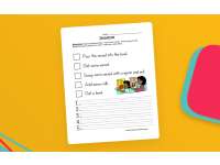 Morning Routine Sequence Worksheet – Grade 1 preview