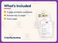 Mother Bird Reading Comprehension Worksheet – 3rd Grade Animals preview 5