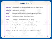 Mother’s and Father’s Day Reader’s Theater Worksheet – 2nd Grade preview 7