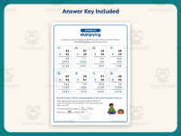Multiplication 2 Digit Worksheet – 4th Grade Math Practice preview 3