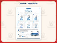 Multiplication 2×3 Digit Worksheet – 5th Grade Math Practice preview 3