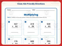 Multiplication 2×3 Digit Worksheet – 5th Grade Math Practice preview 4