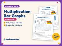 Multiplication Bar Graphs Worksheet – 3rd Grade Graphing Practice preview