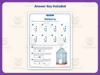 Multiplication Single Digit Worksheet – 3rd Grade Word Problems preview 3