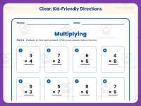 Multiplication Single Digit Worksheet – 3rd Grade Word Problems preview 4
