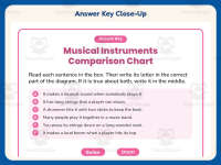 Musical Instrument Comparison Chart Worksheet – 2nd Grade Practice preview 7