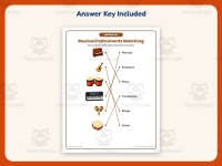 Musical Instrument Matching Worksheet – Kindergarten Specials Practice preview 3