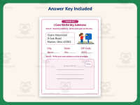 My Address Envelopes and Letters Worksheet – 1st Grade Back to School preview 3