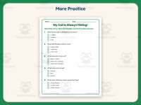 My Cat Is Always Hiding Reading Comprehension Worksheet – 1st Grade preview 7